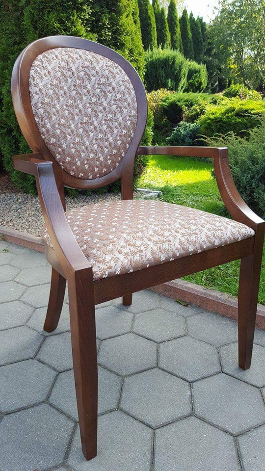 Krzesło drewniane OLEK + podłokietniki