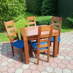 Stół drewniany WOJTEK + krzesła drewniane JACEK